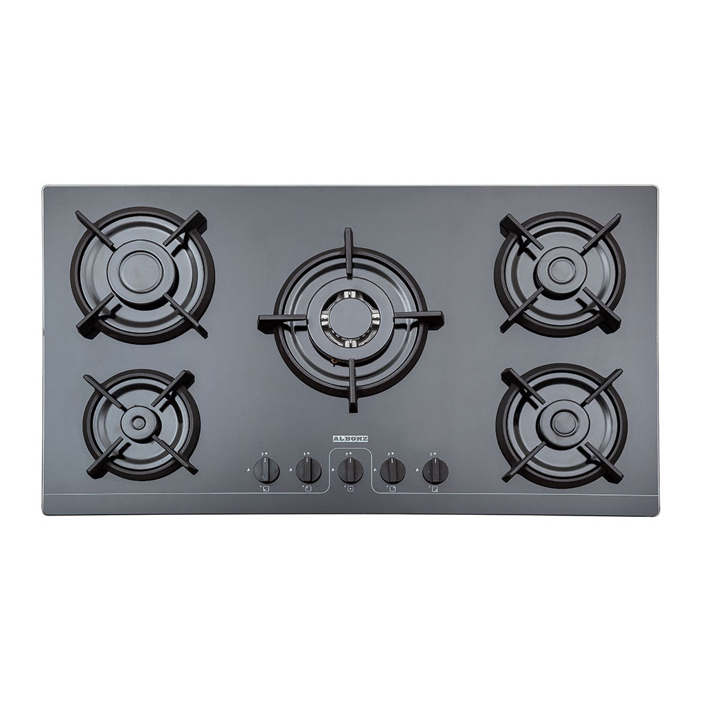 اجاق گاز پنج شعله مدل G5964 استیل البرز
